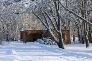 Casita studio at The Helene Wurlitzer Foundation in Taos, NM.