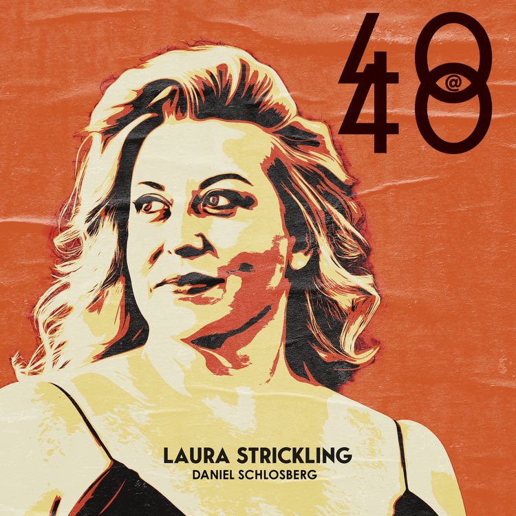 Album cover for Laura Strickling's "40@40"