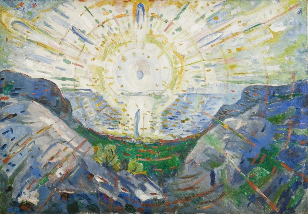 Edvard Munch's painting "The Sun"